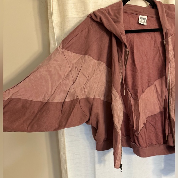 PINK Zip Up Sweatshirt - Picture 2 of 4